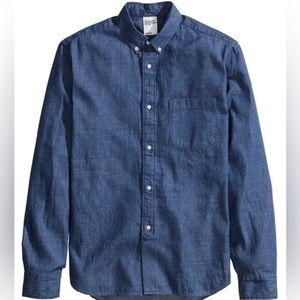 H&M Denim Button up Shirt sz L